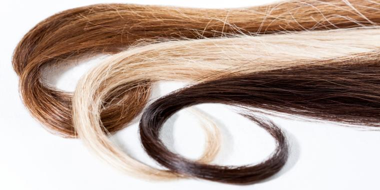 Different types of hair used for alcohol testing